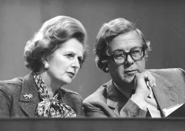 Former chancellor Lord Geoffrey Howe, 88, has reportedly died of a heart attack. Picture: Getty Images