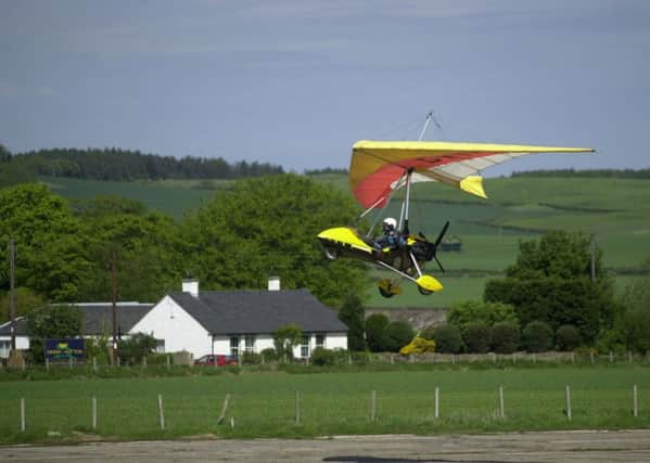 A microlight aircraft similar to the on that crashed into the Cromarty Firth near Inverness. Picture: TSPL