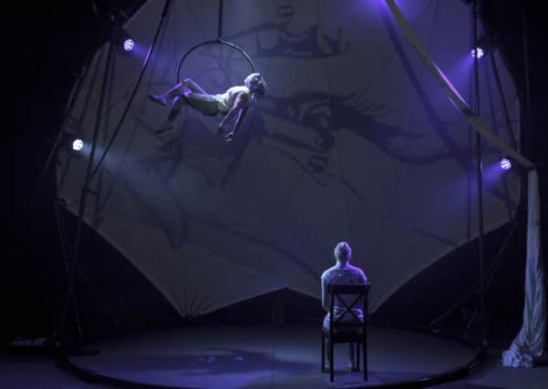 Aerial dance is part of the make-up of in Her Shadows. Picture: Contributed