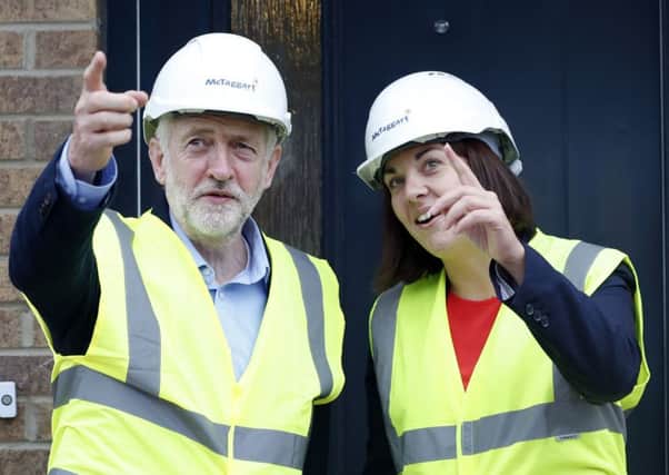 Jeremy Corbyn and Scottish Labour leader Kezia Dugdale. Picture: PA