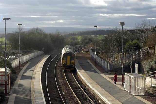 Shotts railway station in North Lanarkshire. Picture: Ian Rutherford