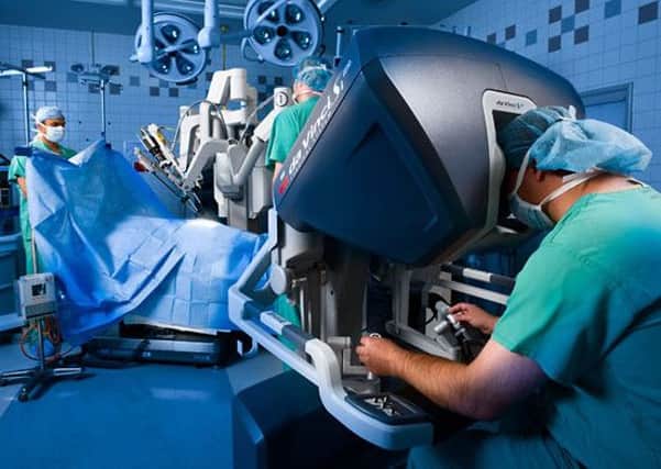 The robotically-assisted surgery system at Aberdeen Royal Infirmary