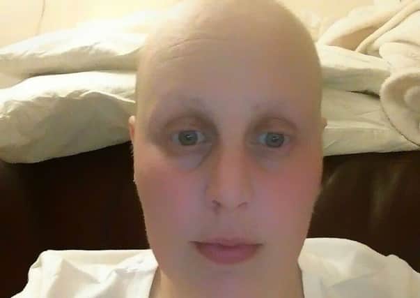 Sam Kenny, aged 36 from Aberdeen, is living with secondary breast cancer and believes patients deserve access to treatment that can give them extra time with loved ones. Picture: TSPL