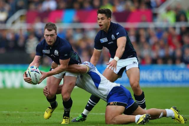 Stuart Hogg in action against Samoa. Picture: Getty