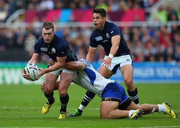 Stuart Hogg in action against Samoa. Picture: Getty