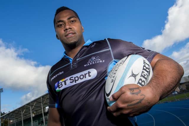 Glasgow Warriors' new signing Taqele Naiyaravoro is eager to get going and could make his debut against Dragons. Picture: SNS