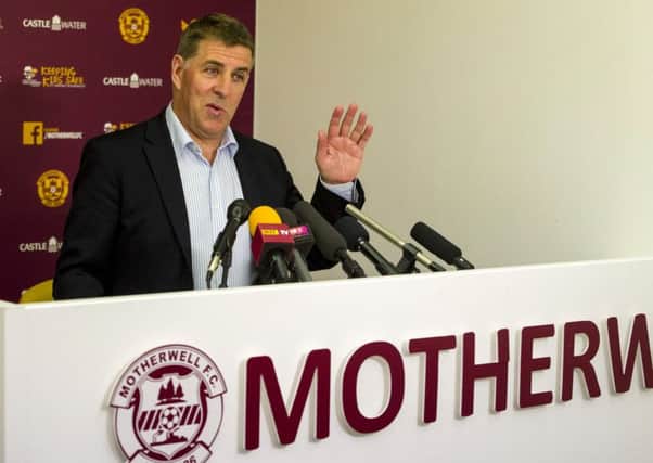 Mark McGhee returned to Motherwell yesterday having left the club in 2009. He has signed a contract until May 2017. Picture: SNS