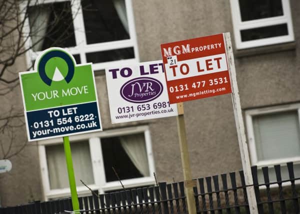 The proposals in the Housing Bill issued this week by the Scottish Government are something the private rental sector can live with. Picture: TSPL