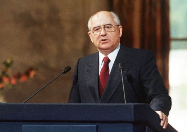 On this day in 1990 Mikhail Gorbachev became the first communist leader to win the Nobel Peace Prize. Picture: Getty