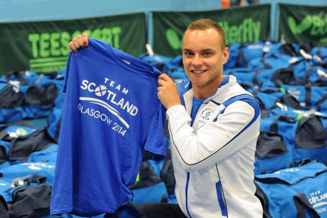 Martin Cremin swam the 1500m freestyle for Team Scotland at the Commonwealth Games. Picture: Lisa Ferguson