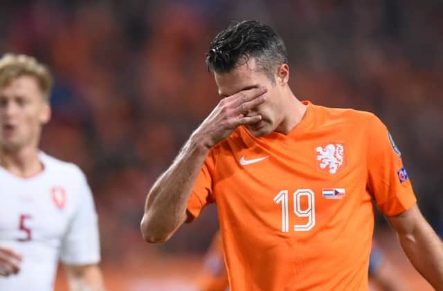 Robin van Persie:  Will be staying at home next summer. Picture: Getty
