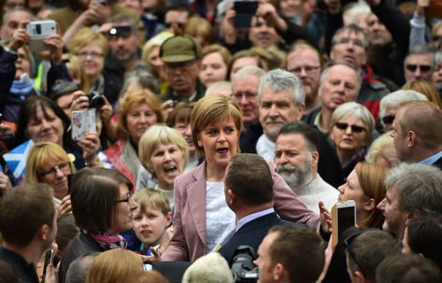 First Minister Nicola Sturgeon. Picture: Getty