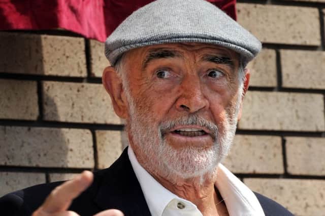 Sir Sean Connery was voted as having America's favourite British accent. Picture: Jane Barlow