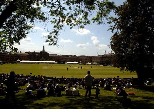 The Hamilton Crescent cricket ground in Partick was the site of the first recognised international football match. Picture: Donald Macleod