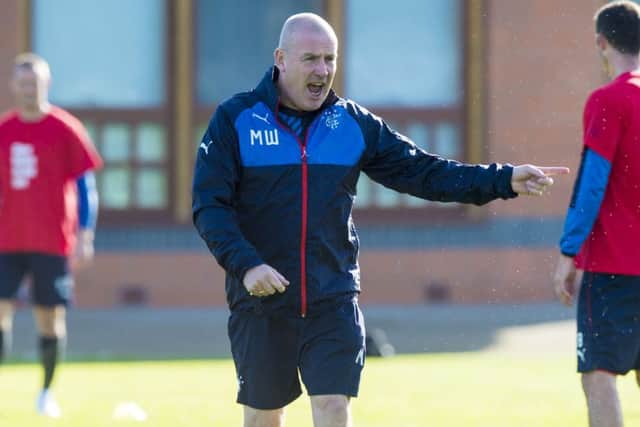 Rangers Manager Mark Warburton. Picture: SNS