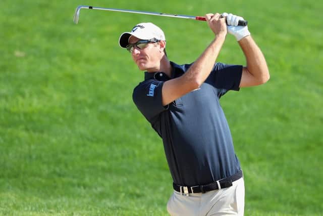 Nicolas Colsaerts of Belgium in action during the Pro Am event prior to the start of the Portugal Masters at Oceanico Victoria Golf Club. Picture: Getty