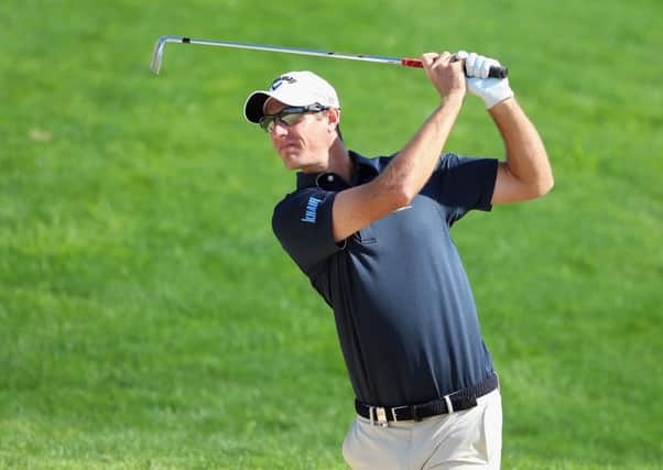 Nicolas Colsaerts of Belgium in action during the Pro Am event prior to the start of the Portugal Masters at Oceanico Victoria Golf Club. Picture: Getty