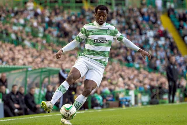 Celtic defender Efe Ambrose insists he has changed for the better and looks forward to clebrating more somersault moments. Picture: SNS