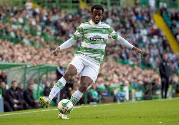 Celtic defender Efe Ambrose insists he has changed for the better and looks forward to clebrating more somersault moments. Picture: SNS