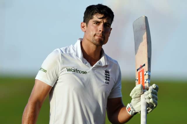 Alastair Cook: Marathon innings has given England the lead. Picture: AP