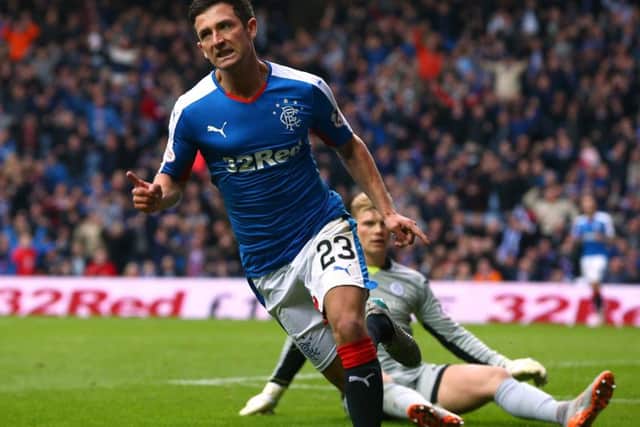Jason Holt celebrates scoring. Picture: Getty