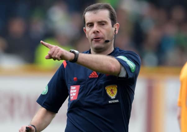 Alan Muir was in charge of Celtic's match against Motherwell. Picture: SNS