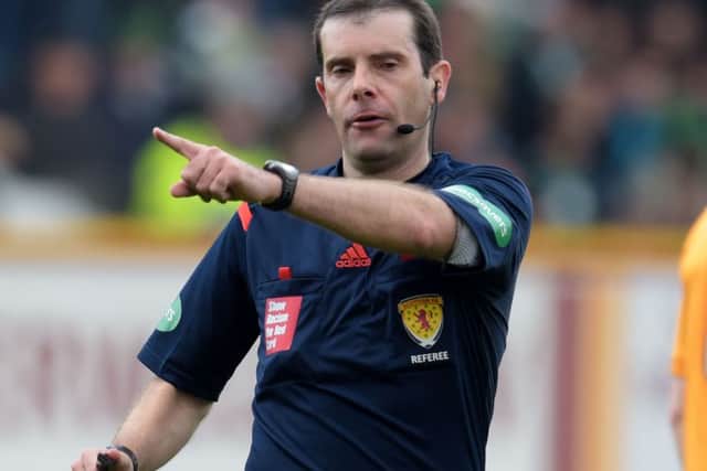 Alan Muir was in charge of Celtic's match against Motherwell. Picture: SNS