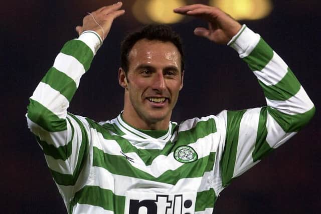 Ramon Vega during the CIS Cup semi-final between Rangers and Celtic in 2001. Picture: Robert Perry