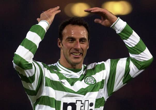 Ramon Vega during the CIS Cup semi-final between Rangers and Celtic in 2001. Picture: Robert Perry