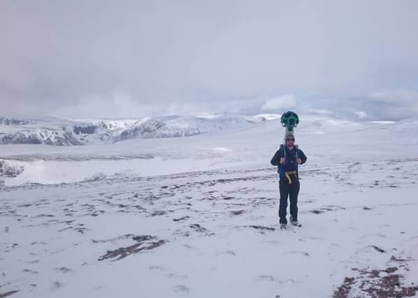 Simon Goodall captured breathtaking 360 degree views on his trek