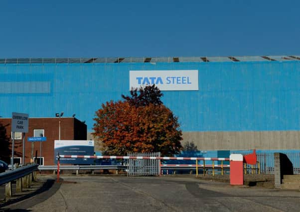 The Tata Steel plant in Cambuslang which is facing closure. Picture: Hemedia