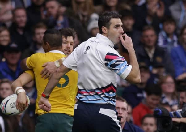 South African Craig Joubert faced a wave of criticism following the match. Picture: AP