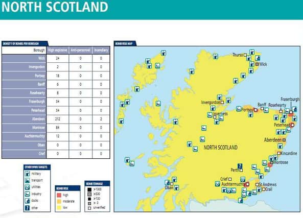 Site investigation company Zetica offers a record of unexploded ordnance across the length and breadth of Scotland. Photo: Zetica.