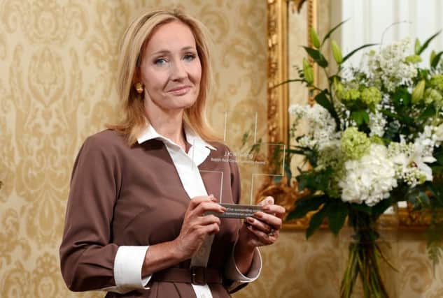 JK Rowling faced an angry backlash from some Nationalists. Picture: Neil Hanna