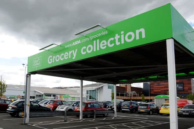 Asda is scaling back the roll-out of 'click and collect' points. Picture: Lisa Ferguson