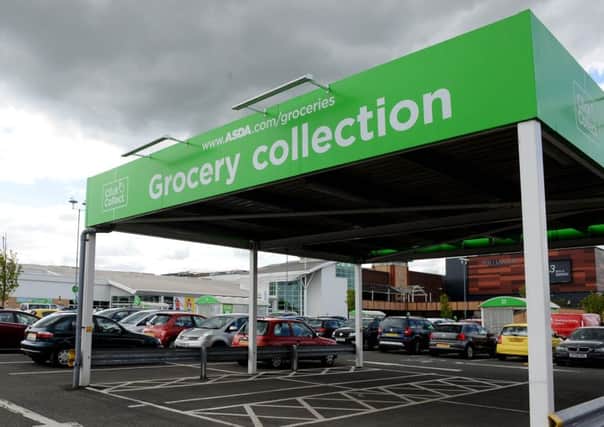 Asda is scaling back the roll-out of 'click and collect' points. Picture: Lisa Ferguson