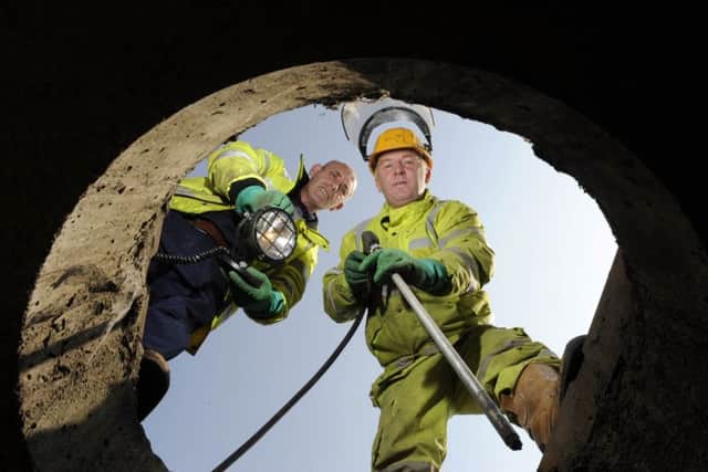 Sewer Response teams regularly have to clean drains across Scotland. Picture: Ian Rutherford