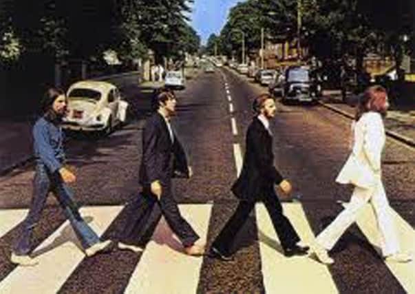 The iconic Abbey Road photoshoot.