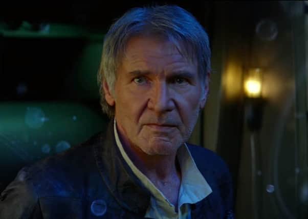 An older Han Solo appears in the trailer, as does Princess Leia and Chewbacca, however there is no Luke. Picture: PA