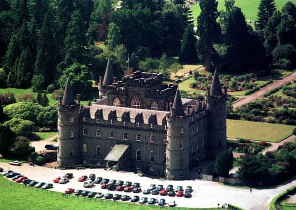 Inveraray Castle, the ancestral home of the Clan Campbell