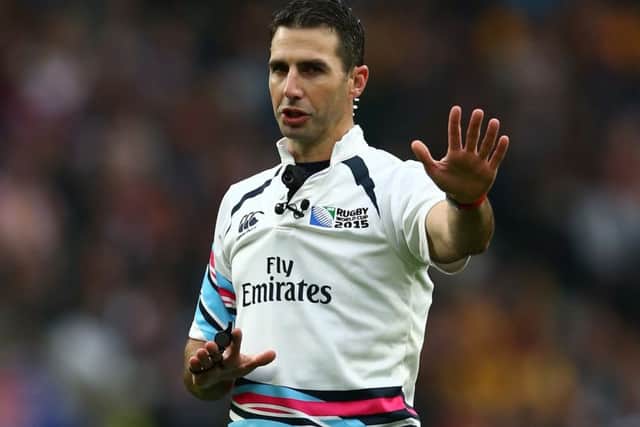 Craig Joubert was wrong to award Australia a penalty, according to World Rugby. Picture: Getty