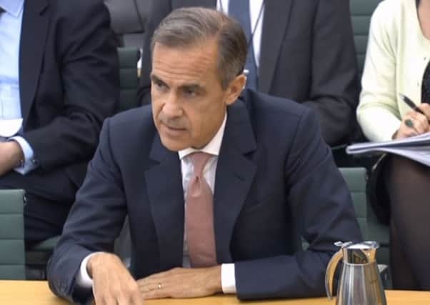 BoE governor Mark Carney gives evidence at the Treasury select committee. Picture: PA Wire