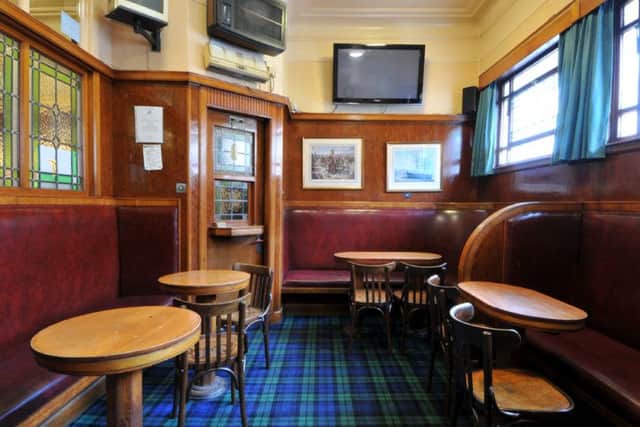 The Clep Bar, Dundee, is considered to be one of the best examples of a post-war public house in Scotland. It still has a working bell service in the lounge.