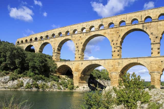 Roman aqueduct at Pont du Gard. Picture: Getty
