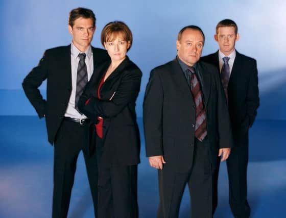 The principal cast of Taggart in 2005
