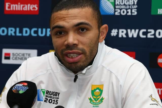 South Africas Bryan Habana says violent crime in his homeland helps him keep rugby matters in perspective. Picture: Getty