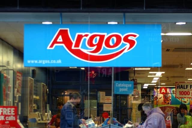 Argos has been hit by declining demand for TVs and tablets