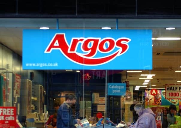 Argos has been hit by declining demand for TVs and tablets