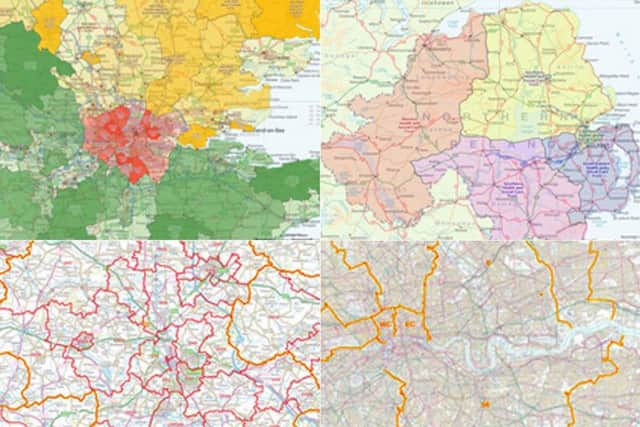 A selection of maps produced by XYZ Maps