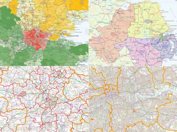 A selection of maps produced by XYZ Maps
